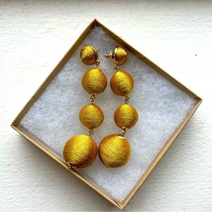 BaubleBar Criselda NYE Ball Drop Earrings in Gold